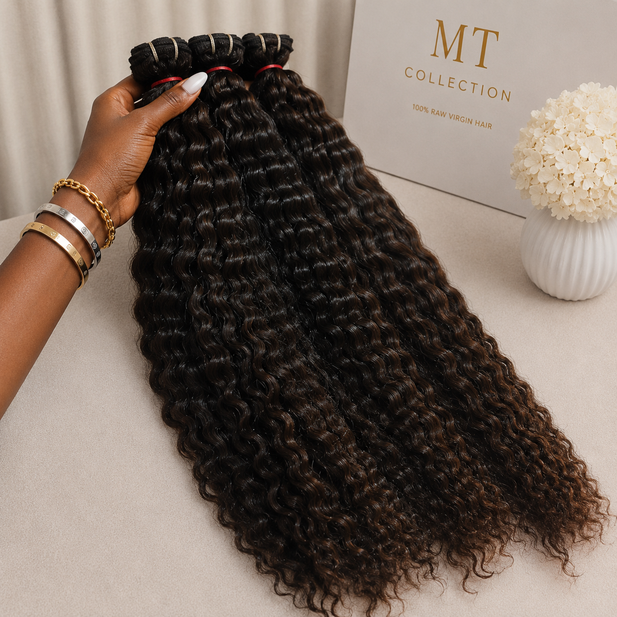 MT Burma  Curly Bundles (Single Drawn)